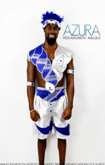 Soca Saga Boys Azura 2015 Mens costume