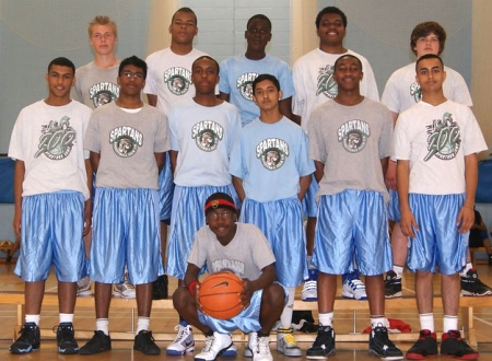 Spartans Basketball Boys team