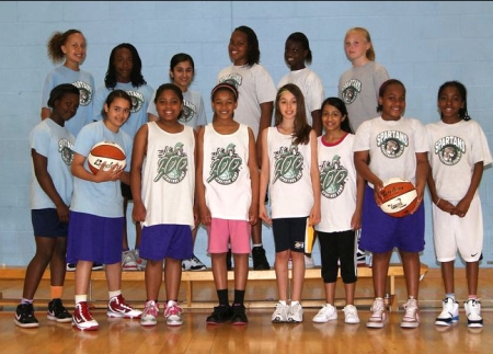 Spartans Basketball Girls team