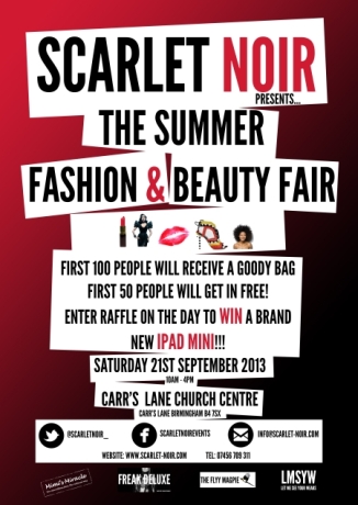 Scarlet Noir Summer Beauty Fair