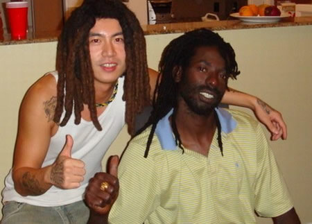 Skull with Buju Banton