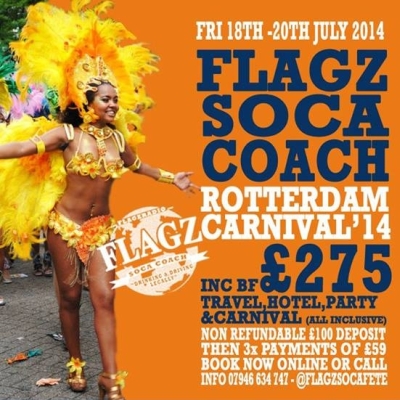 Flagz Soca Coach 2014 Rotterdam Carnival