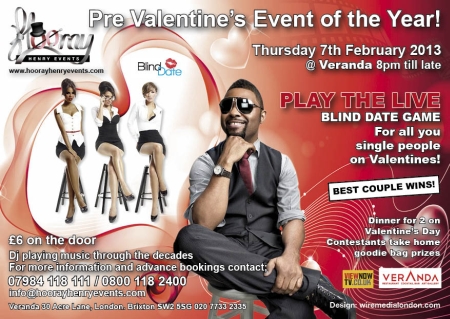 Pre Valentines Blind Date Event