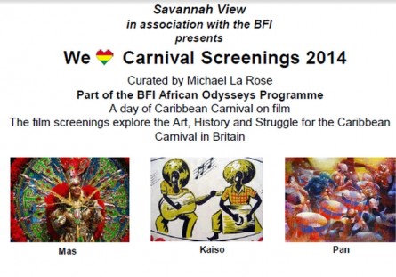 BFI We love carnival screenings 2014