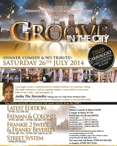 Groove in the City July 2014