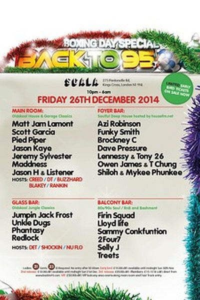 Back to 95 Boxing Day Party