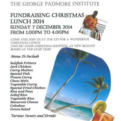 George Padmore Institute Christmas Fundraiser