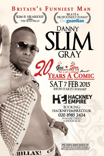 Danny Slim Gray 20 yrs a comic