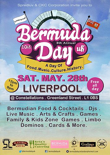 2nd Annual Bermuda Day UK 2016 - Liverpool Family Event