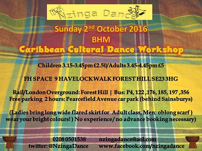 Caribbean Dance Leaflet