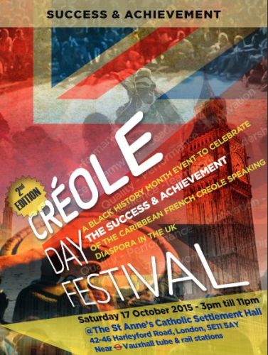 Creole Day 2015 UK flyer