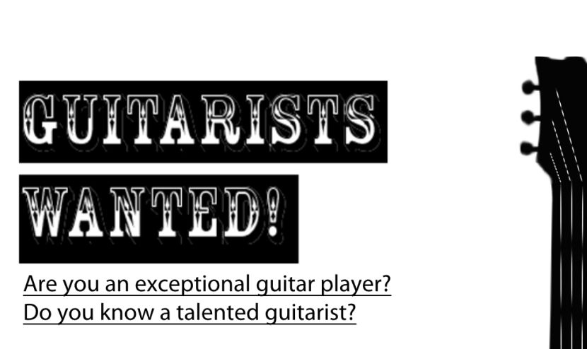 Guitar Talent Wanted UK