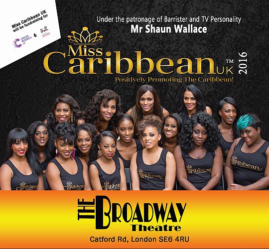 Miss Caribbean UK 2016 flyer