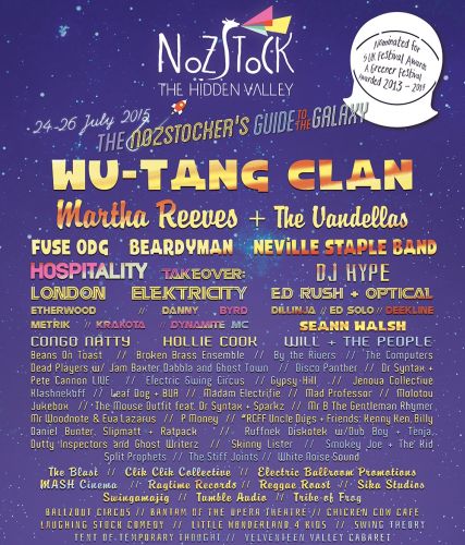 Nozstock Festival 2015 flyer