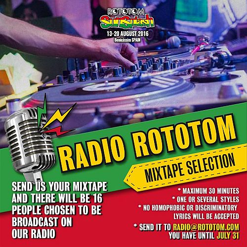 Radio Rototom mixtape Selection