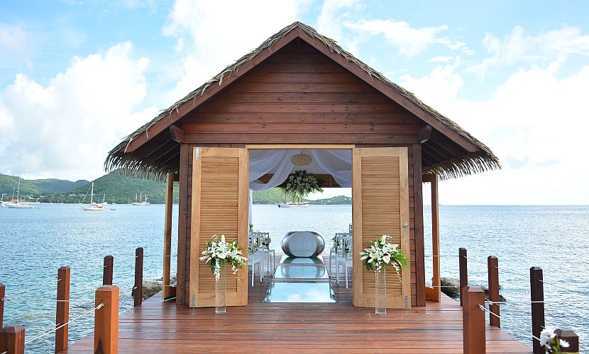 Overwater Wedding Chapel Sandals